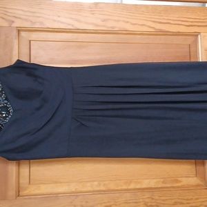 Dresssize 10 long formal navy dress